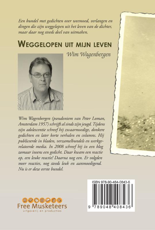 Achterkant van Weggelopen uit mijn leven