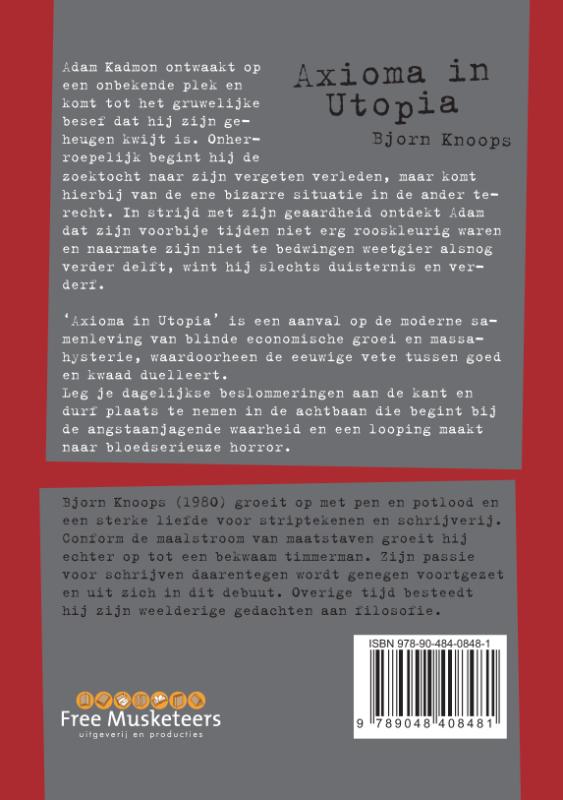 Achterkant van Axioma in Utopia