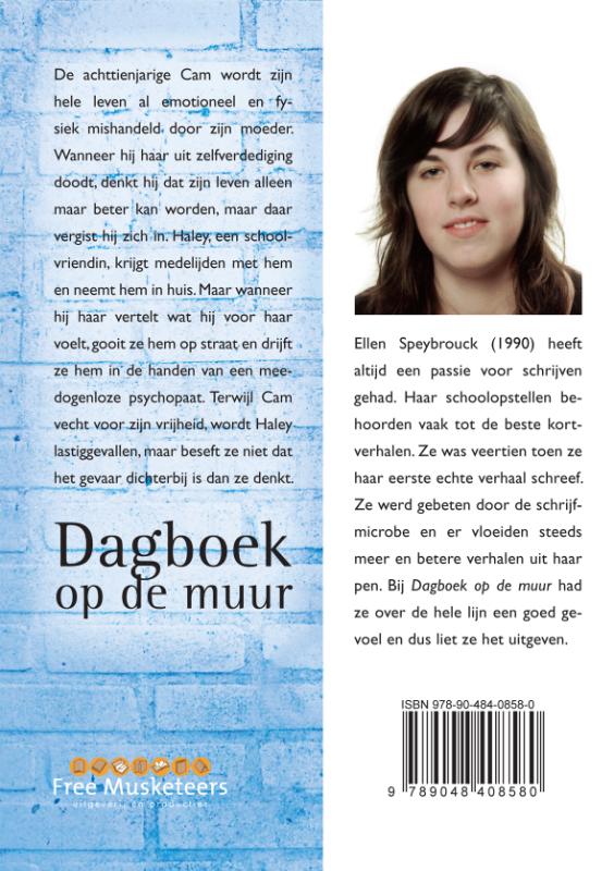 Achterkant van Dagboek op de muur