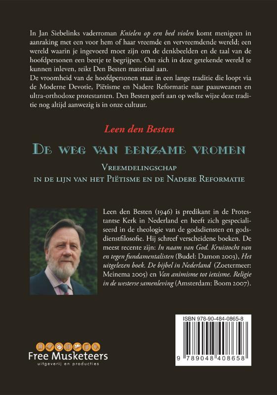 Achterkant van De weg van eenzame vromen