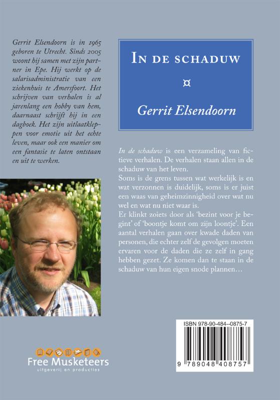Achterkant van In de schaduw