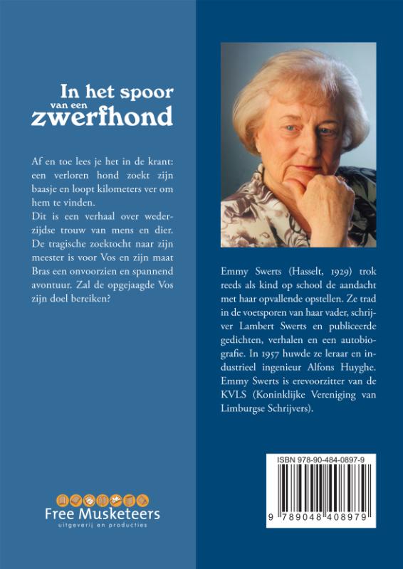 Achterkant van In het spoor van een zwerfhond
