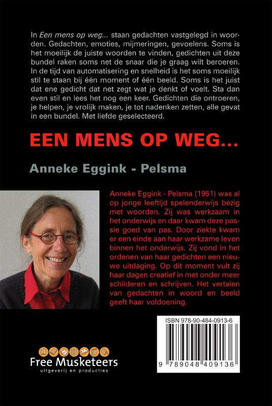 Achterkant van Een mens op weg...
