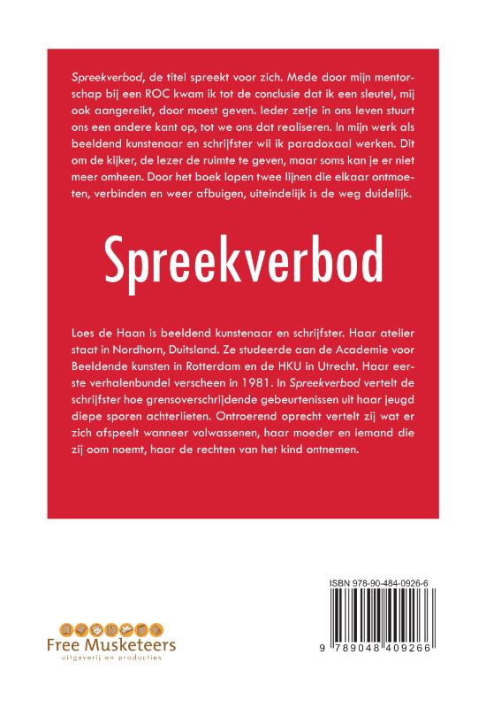 Achterkant van Spreekverbod