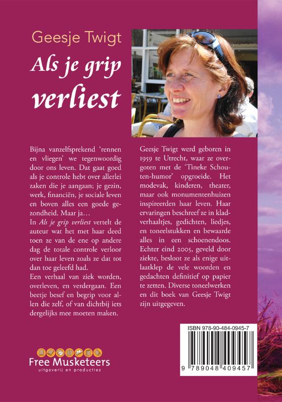 Achterkant van Als je grip verliest