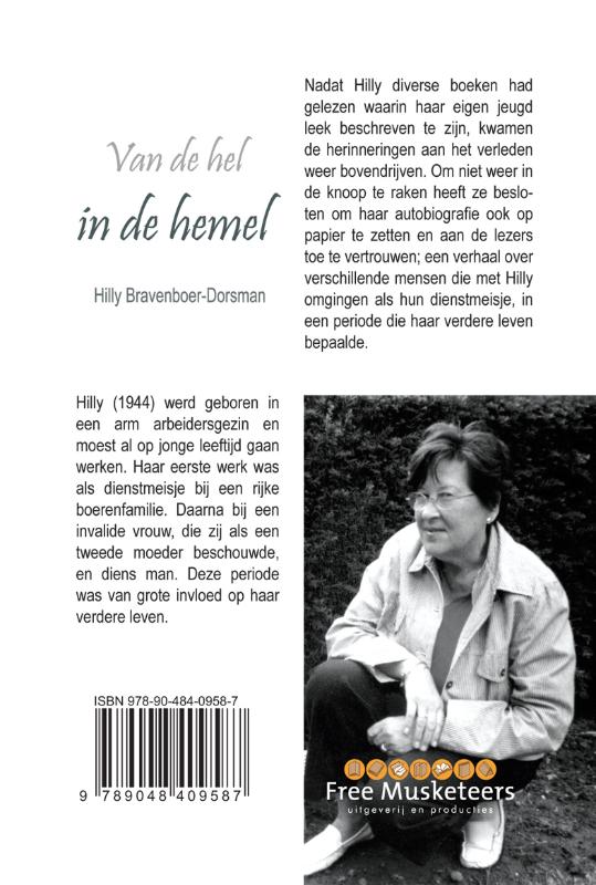 Achterkant van Van de hel in de hemel