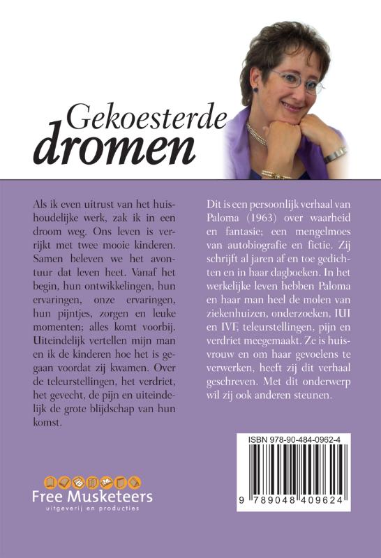 Achterkant van Gekoesterde dromen