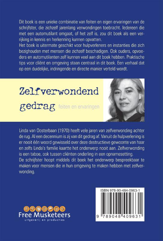 Achterkant van Zelfverwondend gedrag