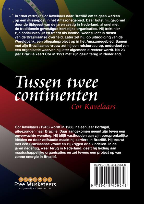 Achterkant van Tussen twee continenten
