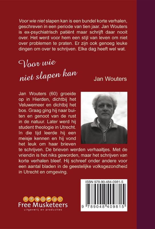 Achterkant van Voor wie niet slapen kan
