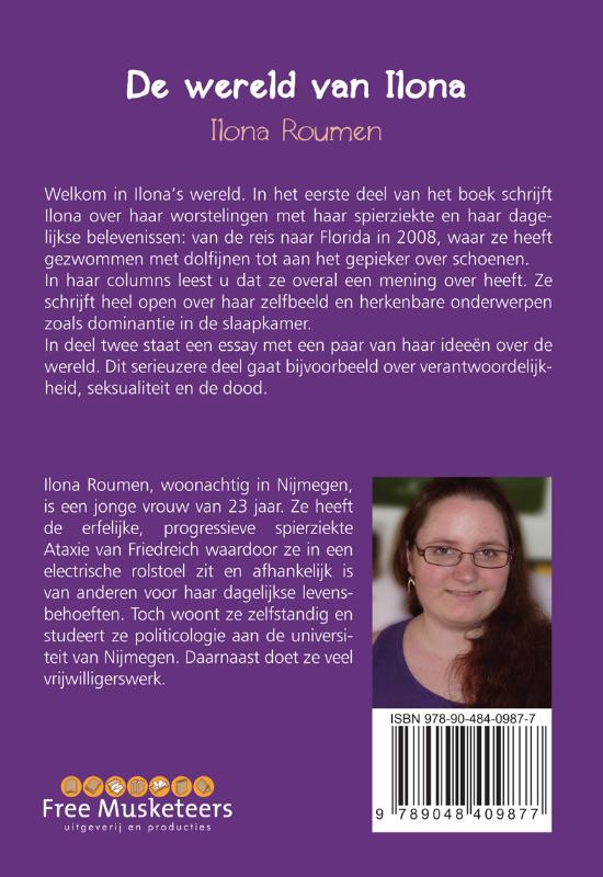 Achterkant van De wereld van Ilona