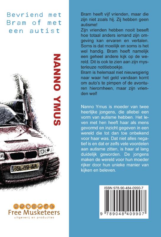 Achterkant van Bevriend met Bram of met een autist