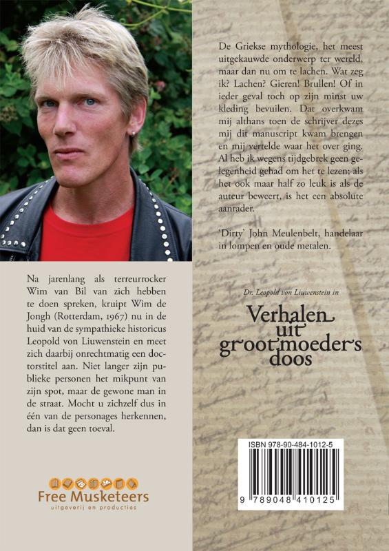 Achterkant van Dr. Leopold von Liuwenstein in Verhalen uit grootmoeders doos