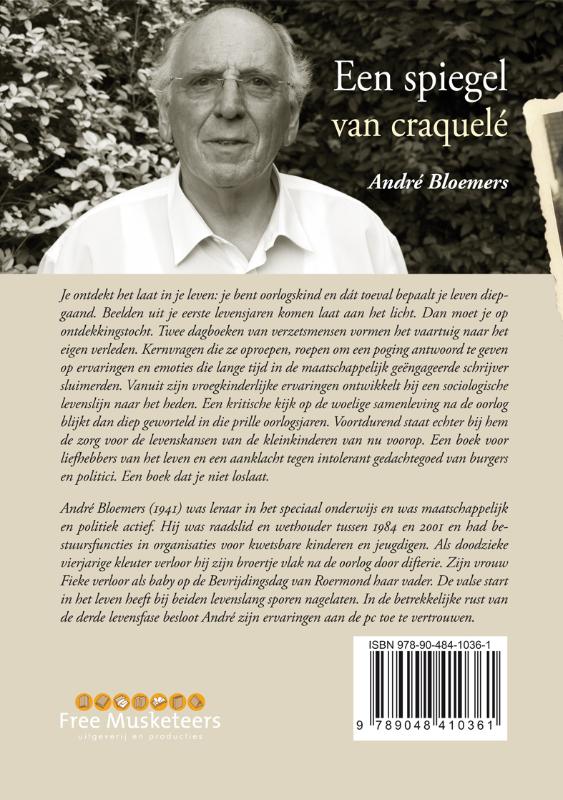 Achterkant van Een spiegel van craquelé