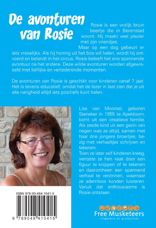 Achterkant van De avonturen van Rosie