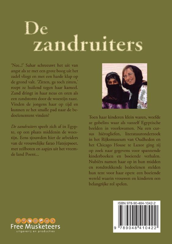 Achterkant van De zandruiters