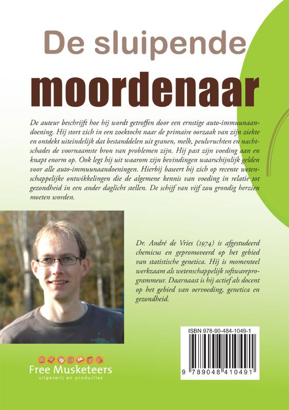 Achterkant van De sluipende moordenaar