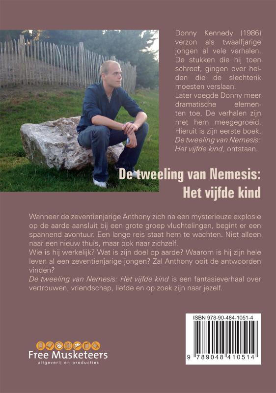 Achterkant van De tweeling van Nemesis: Het vijfde kind
