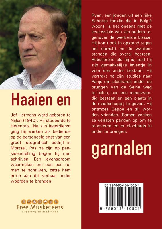 Achterkant van Haaien en garnalen