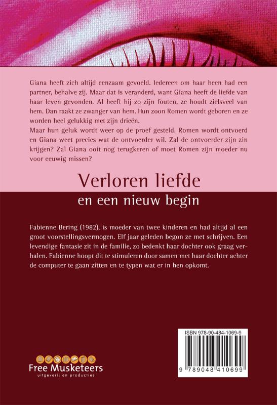 Achterkant van Verloren liefde en een nieuw begin