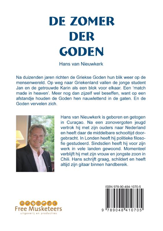Achterkant van De Zomer der Goden