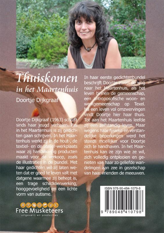 Achterkant van Thuiskomen in het Maartenhuis