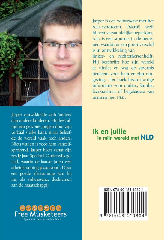 Achterkant van Ik en jullie in mijn wereld met NLD