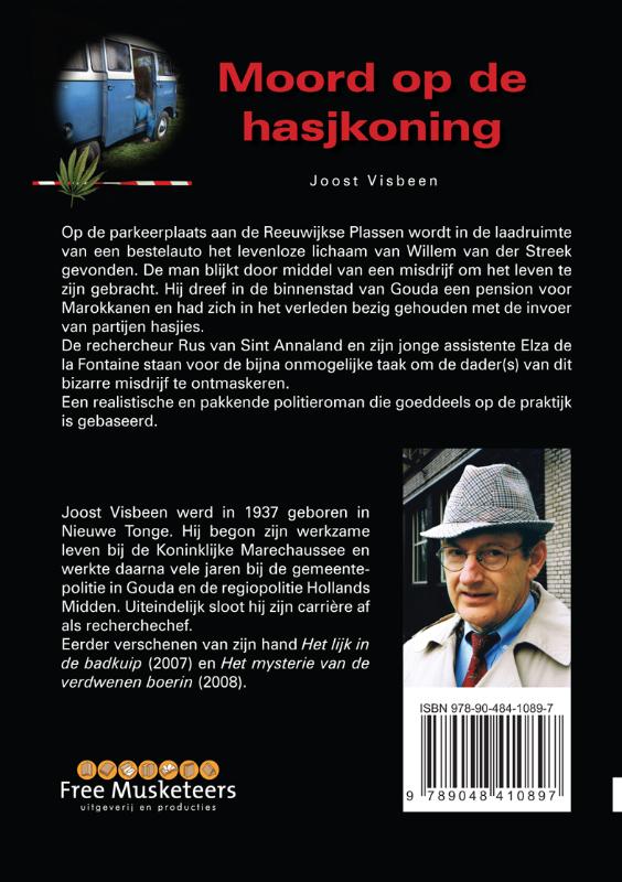 Achterkant van Moord op de hasjkoning
