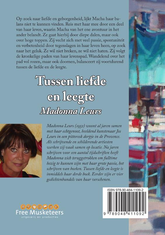 Achterkant van Tussen liefde en leegte