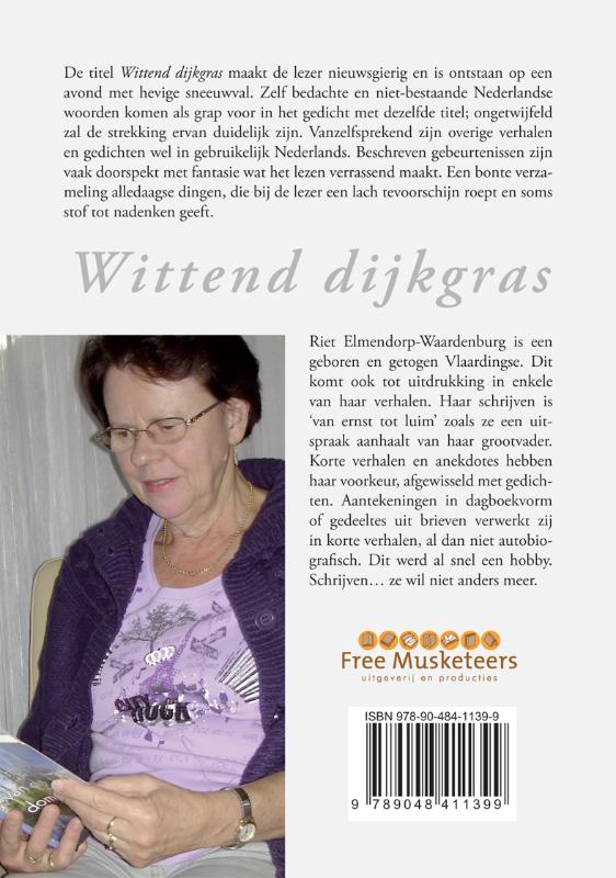 Achterkant van Wittend dijkgras