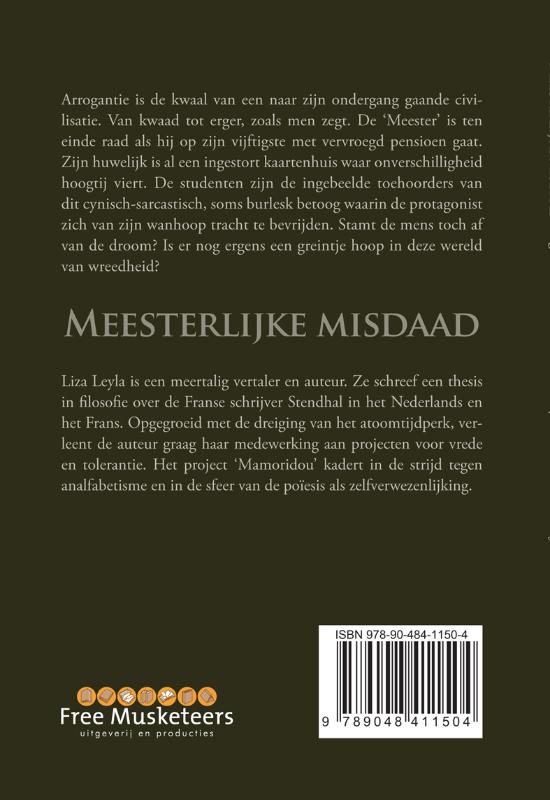 Achterkant van Meesterlijke misdaad