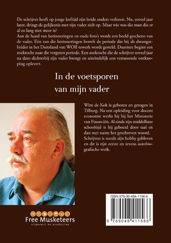 Achterkant van In de voetsporen van mijn vader