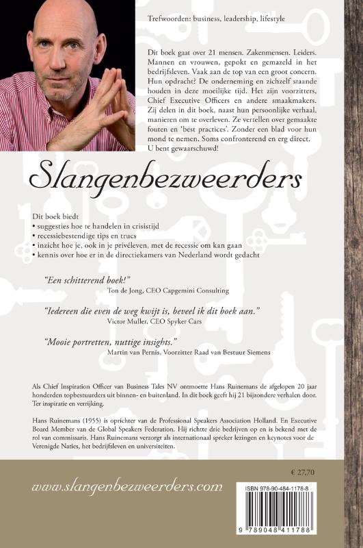 Achterkant van Slangenbezweerders