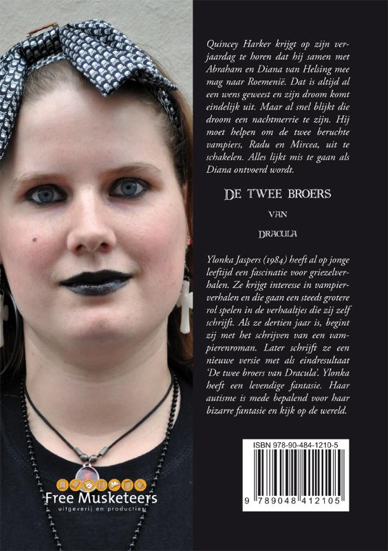 Achterkant van De twee broers van Dracula