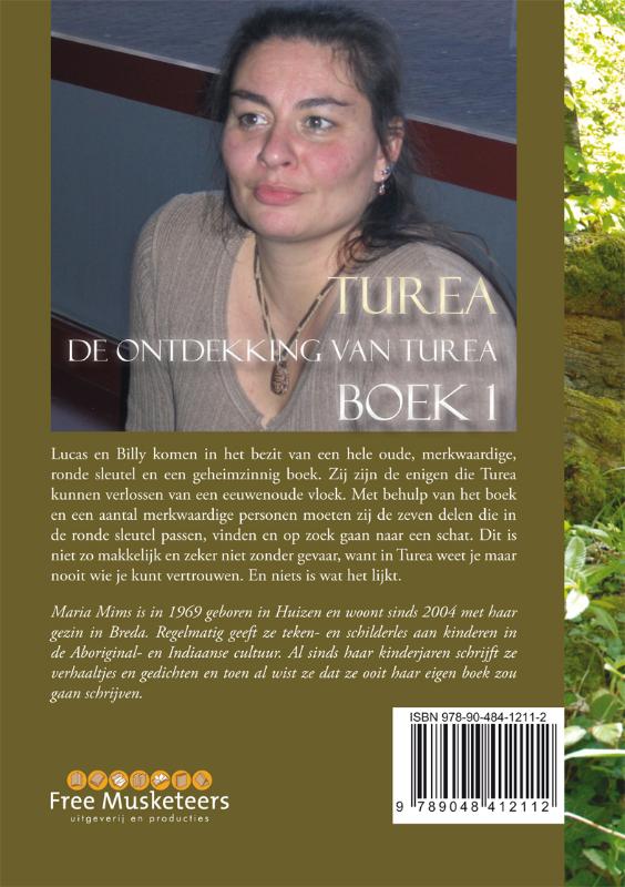 Achterkant van Turea, boek 1