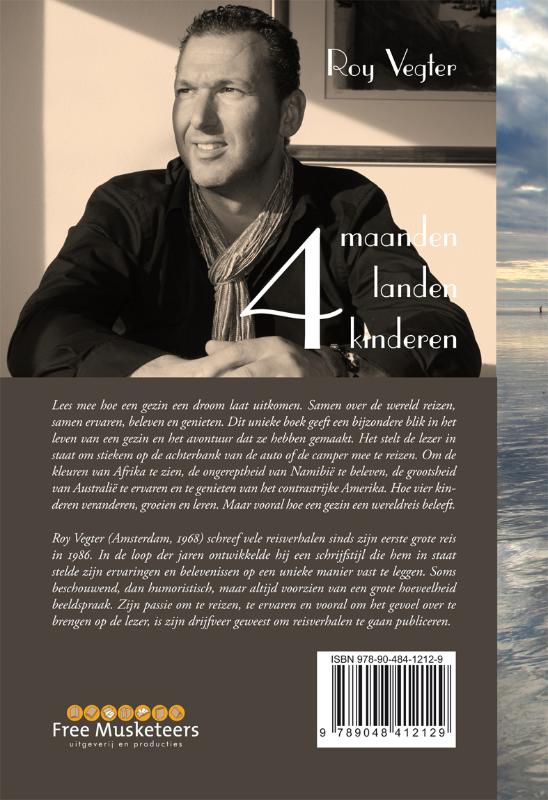 Achterkant van 4 maanden, 4 landen, 4 kinderen