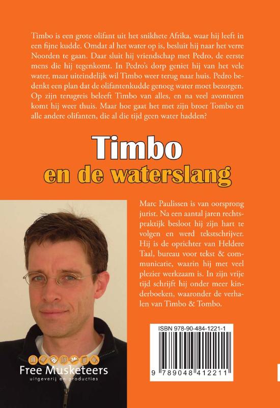 Achterkant van Timbo en de waterslang