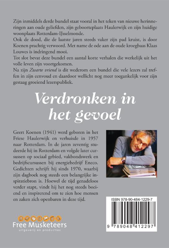 Achterkant van Verdronken in het gevoel