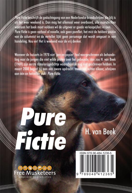 Achterkant van Pure Fictie