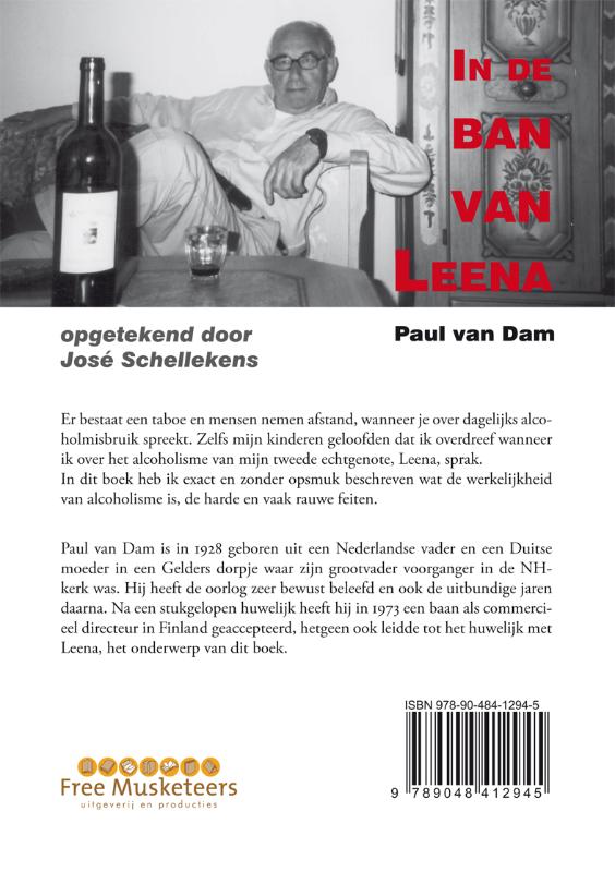 Achterkant van In de ban van Leena