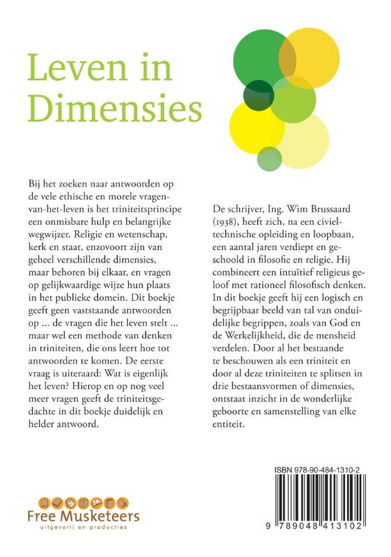 Achterkant van Leven in Dimensies