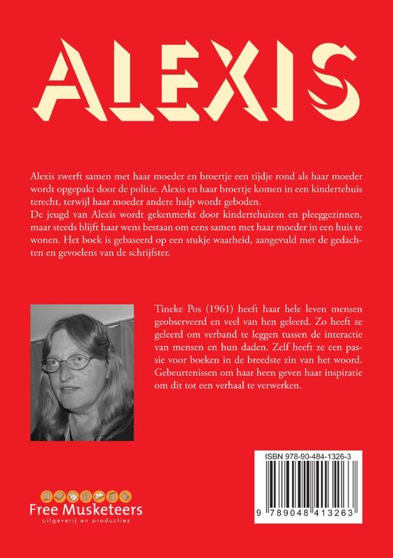 Achterkant van Alexis