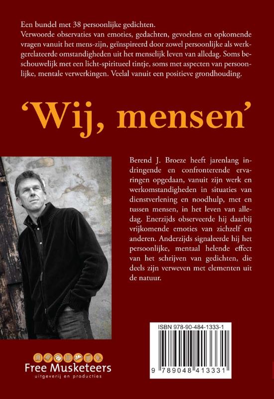 Achterkant van 'Wij, mensen'