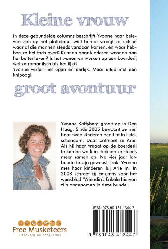 Achterkant van Kleine vrouw, groot avontuur