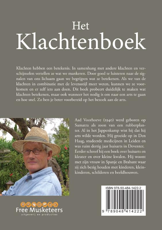Achterkant van Het klachtenboek