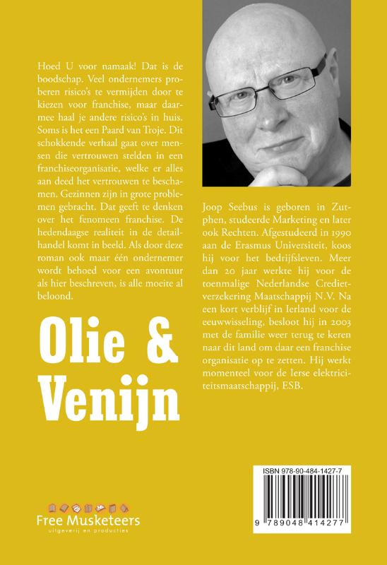 Achterkant van Olie & Venijn