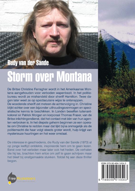 Achterkant van Storm over Montana