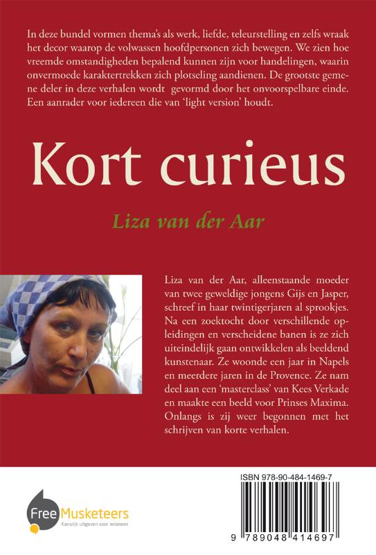 Achterkant van Kort curieus