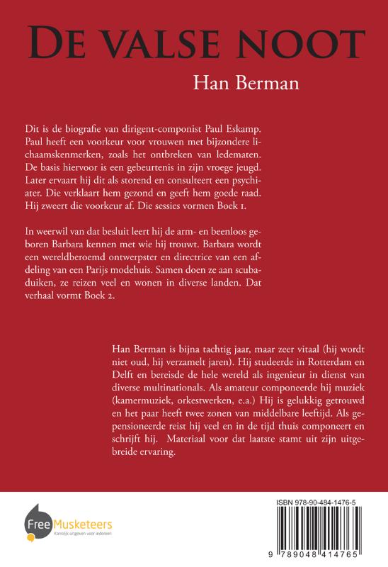 Achterkant van De valse noot