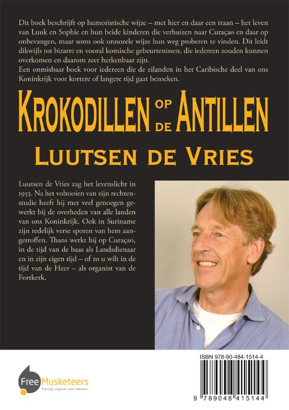 Achterkant van Krokodillen op de Antillen